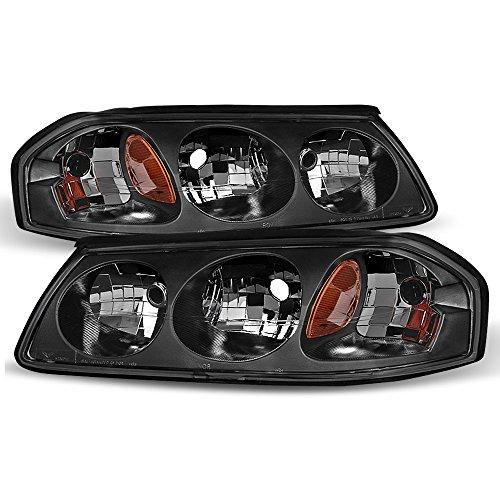 【並行輸入品】ACANII   For Black 2000 2005 Chevy Impala Headlights Replacementの画像