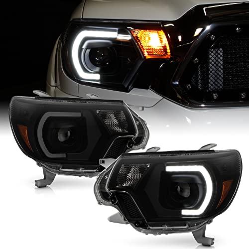 【並行輸入品】ACANII   For [Black Smoke] Mono Eye 2012 2015 Toyota Tacoma LED Dの画像