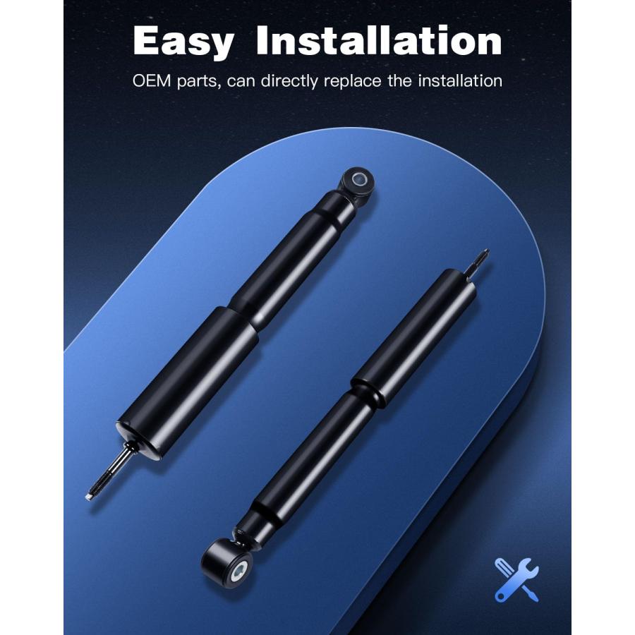 Shocks Struts，ECCPP Front Rear Shock Absorbers Strut Kits for 98 並行輸入品