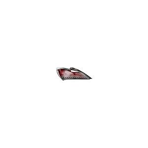 【並行輸入品】Spec D Tuning ジェットブラックハウジング クリアレンズ レッド シーケンシャル LED バー テールライト 2010の画像