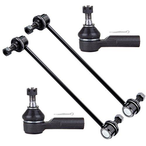 SCITOO 4pcs Front Suspension Kit Outer Tie Rod End Sway Bar End 並行輸入品_1