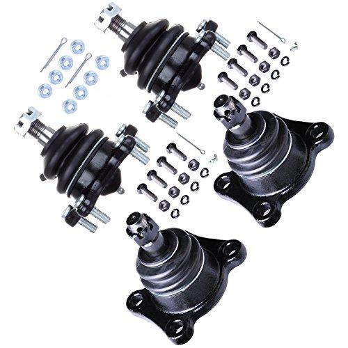 SCITOO 4pcs Front Suspension Kit Lower Ball Joint Upper Ball Joi 並行輸入品_1