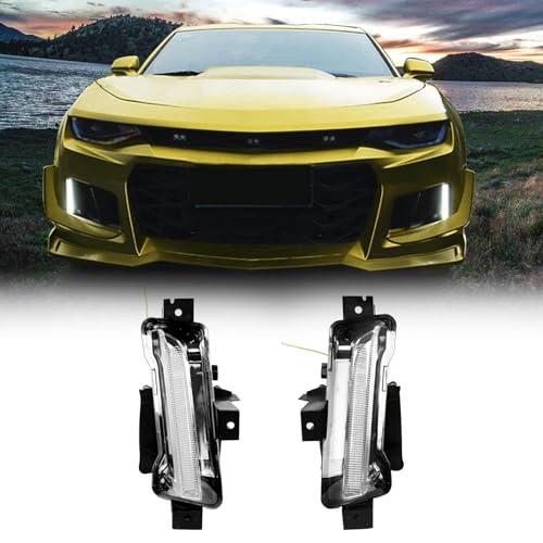 IKON MOTORSPORTS フォグライト 2016 2023 シボレー カマロ ZL1 DRL デイタイム ランニングライト 並行輸入品の画像