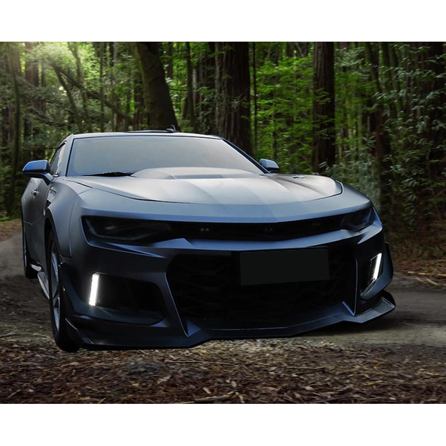 IKON MOTORSPORTS フォグライト 2016 2023 シボレー カマロ ZL1 DRL デイタイム ランニングライト 並行輸入品の画像