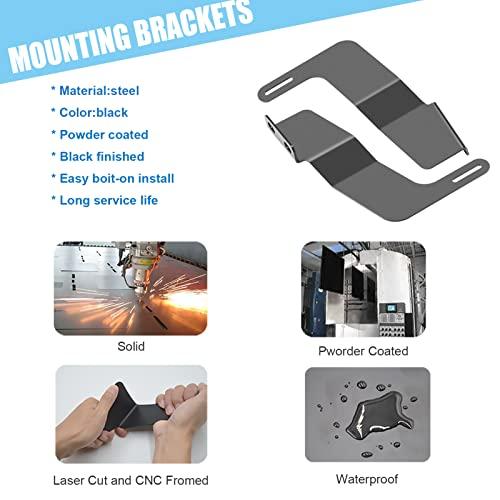 【並行輸入品】DaSen 隠しバンパーグリルマウントブラケット 32インチLEDライトバー用 Brackets 612590738630 Dasの画像