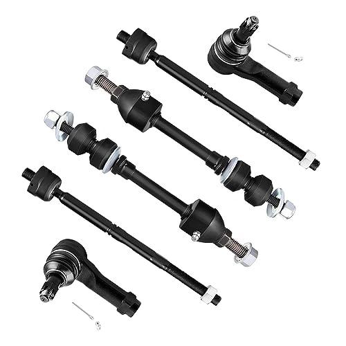 SCITOO 6pcs Front Suspension Kit Inner Outer Tie Rod End Sway Ba 並行輸入品_1