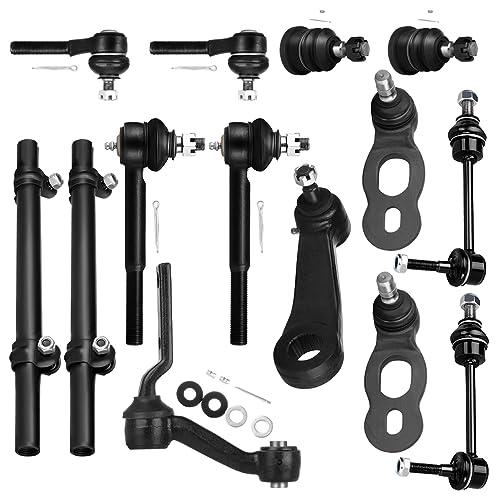 SCITOO 14pcs Front Suspension Kit Idler Arm Tie Rod End Adjustin 並行輸入品_1