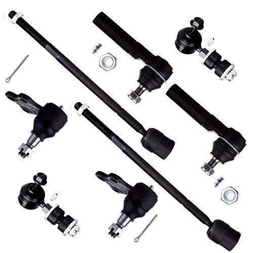 SCITOO 8pcs Front Suspension Kit Inner Outer Tie Rod End Sway Ba 並行輸入品_1