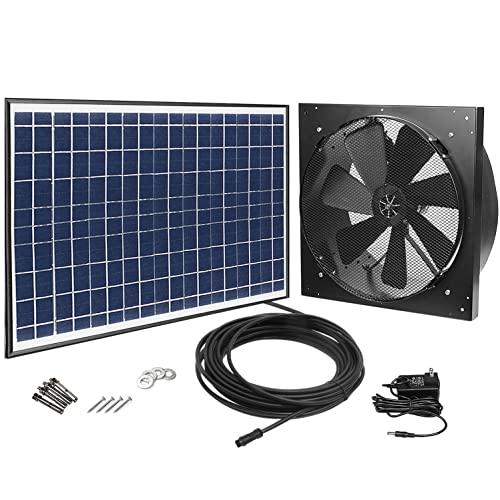 GBGS 30W Solar Powered Exhaust Fan AC Power Backup, Built in The 並行輸入品｜wid-grab｜02