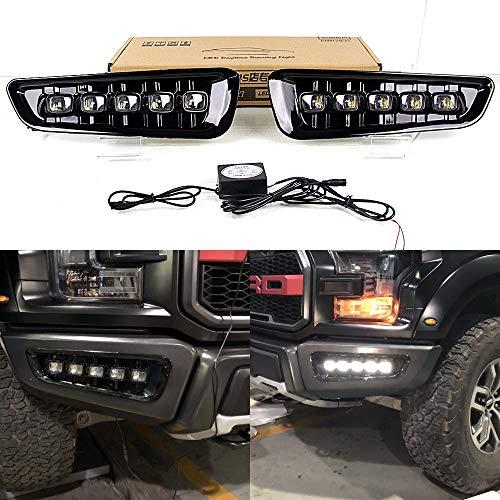 July King Compatible for Ford F 150 Raptor 2017 2021 車のLED昼間走行灯， 並行輸入品_1