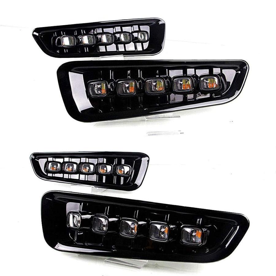 July King Compatible for Ford F 150 Raptor 2017 2021 車のLED昼間走行灯， 並行輸入品_3