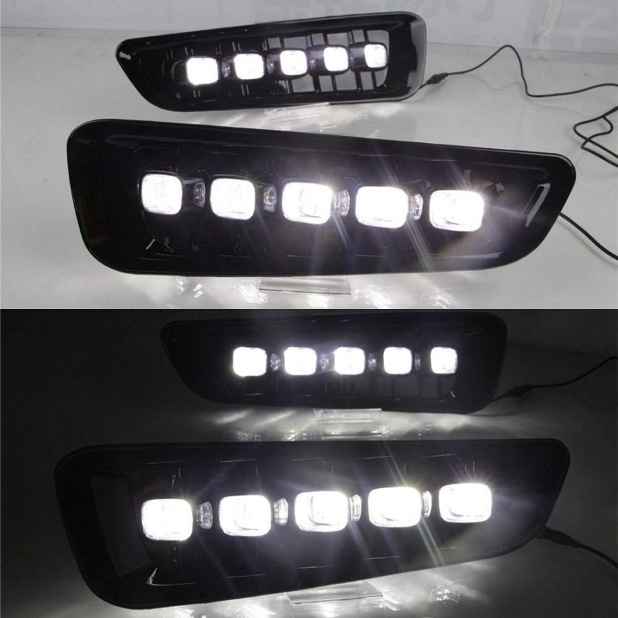 July King Compatible for Ford F 150 Raptor 2017 2021 車のLED昼間走行灯， 並行輸入品_9