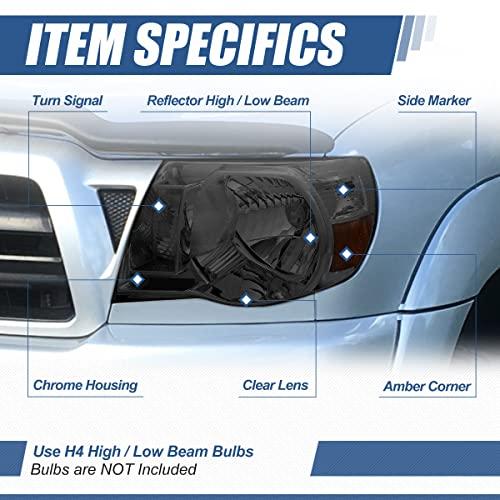 05 11 Tacoma TRD スタイル ヘッドライト/ランプ ブラック AD HL OH 104 SM AM 1 Auto D 並行輸入品の画像