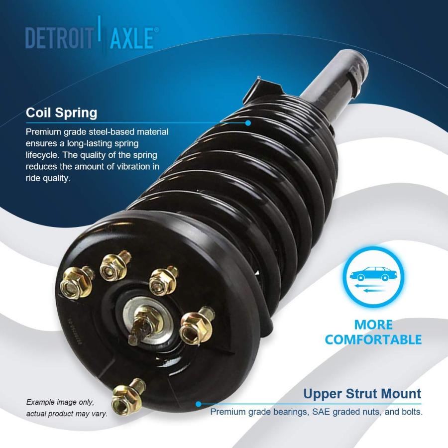 【並行輸入品】 Detroit Axle Front Struts for 1998 2002 Honda Accord 1999 2003