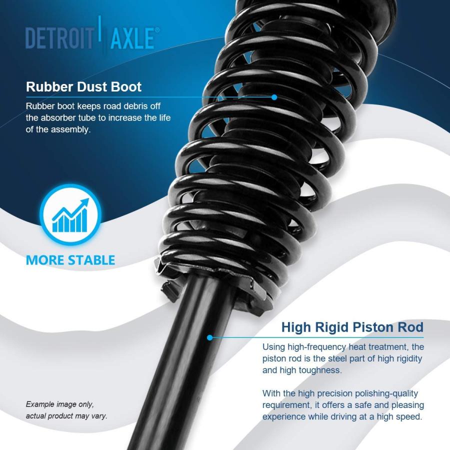 【並行輸入品】 Detroit Axle Front Struts for 1998 2002 Honda Accord 1999 2003