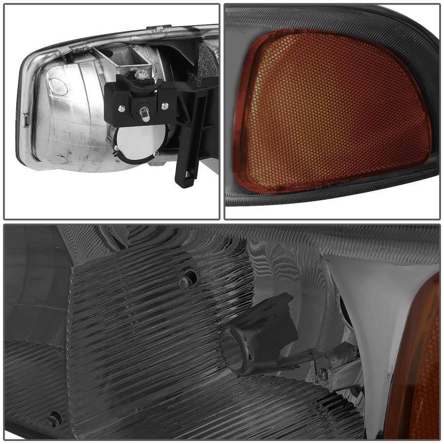 【並行輸入品】 Auto Dynasty Headlights Assembly Compatible with 1999 2007 GMC Sの画像