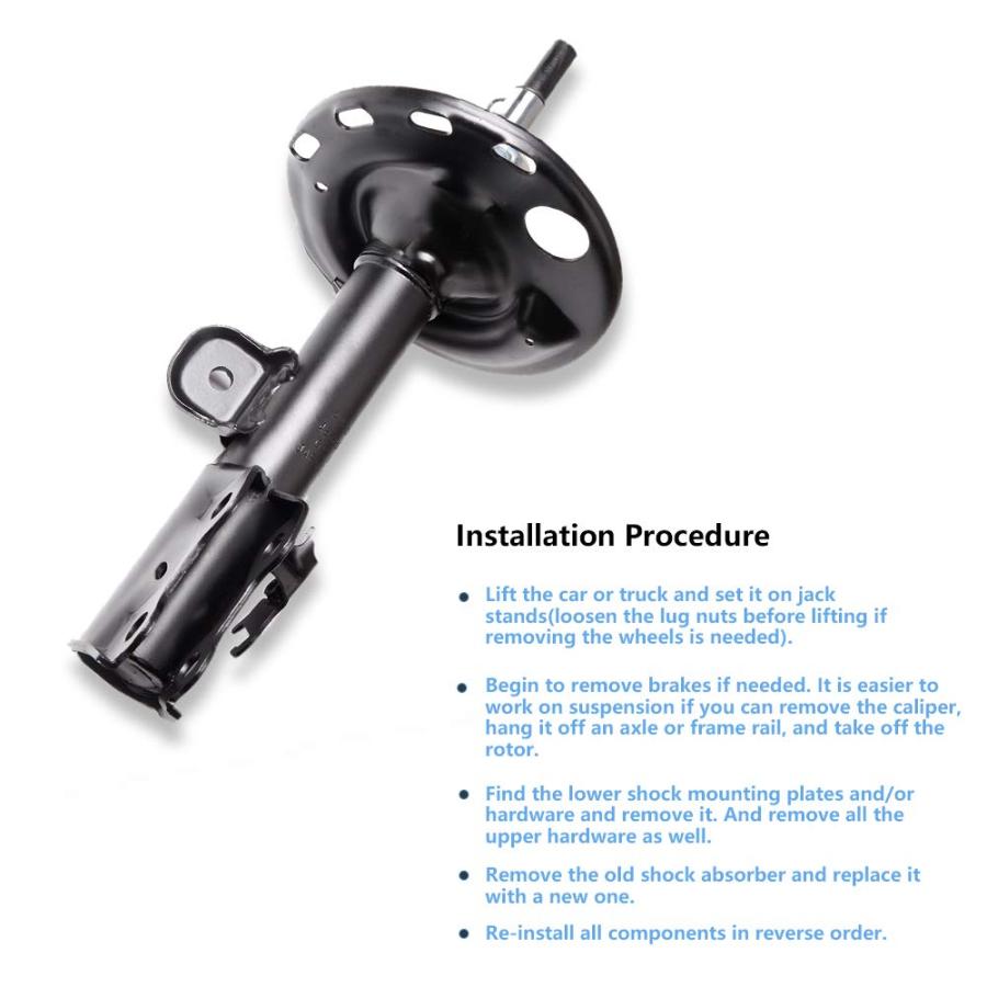 Shocks Struts,ECCPP Front Pair Shock Absorbers Strut Kits for 20 並行輸入品の画像