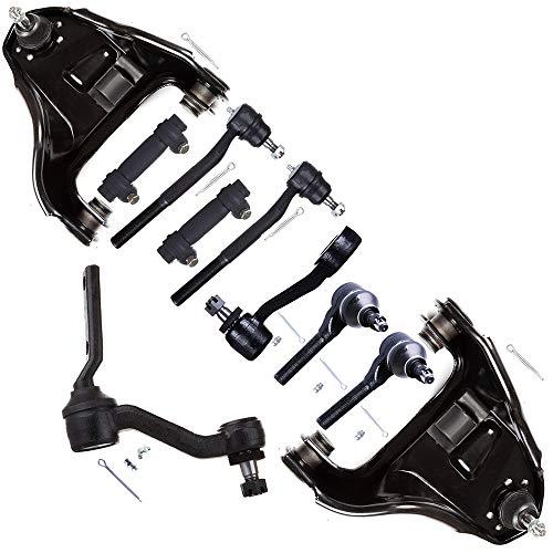 SCITOO 10pcs 4WD Front Suspension Kit Upper Control Arm Tie Rod 並行輸入品_1