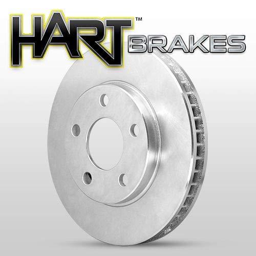 【並行輸入品】 Hart Brakes Rear Brakes and Rotors Kit |Rear Brake Pads| Brake R