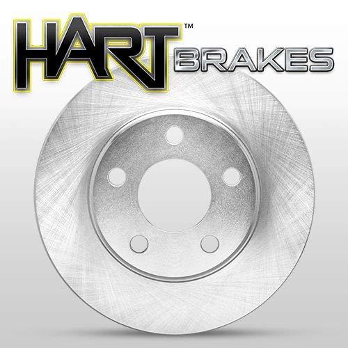 【並行輸入品】 Hart Brakes Rear Brakes and Rotors Kit |Rear Brake Pads| Brake R