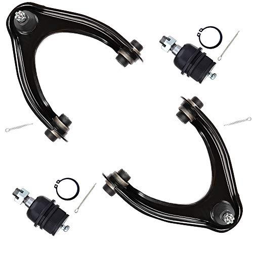 SCITOO 4pcs Front Suspension Kit Upper Control Arm Lower Ball Jo 並行輸入品_1