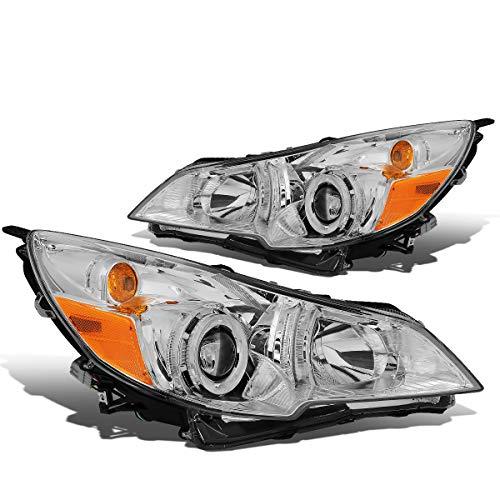 Auto Dynasty ペアクロームハウジング LED アンバー コーナーマーカー プロジェクター ヘッドライト アセンブリラン 並行輸入品の画像