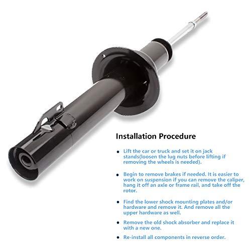 Shocks Struts,ECCPP Front Pair Shock Strut Absorbers Kits Compat 並行輸入品の画像