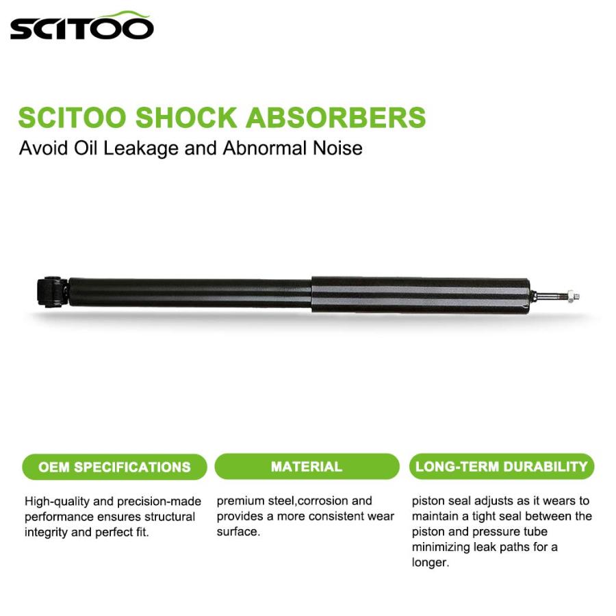 【並行輸入品】 SCITOO Full Set Shocks for Escape, Shocks Absorbers and Struts F_3
