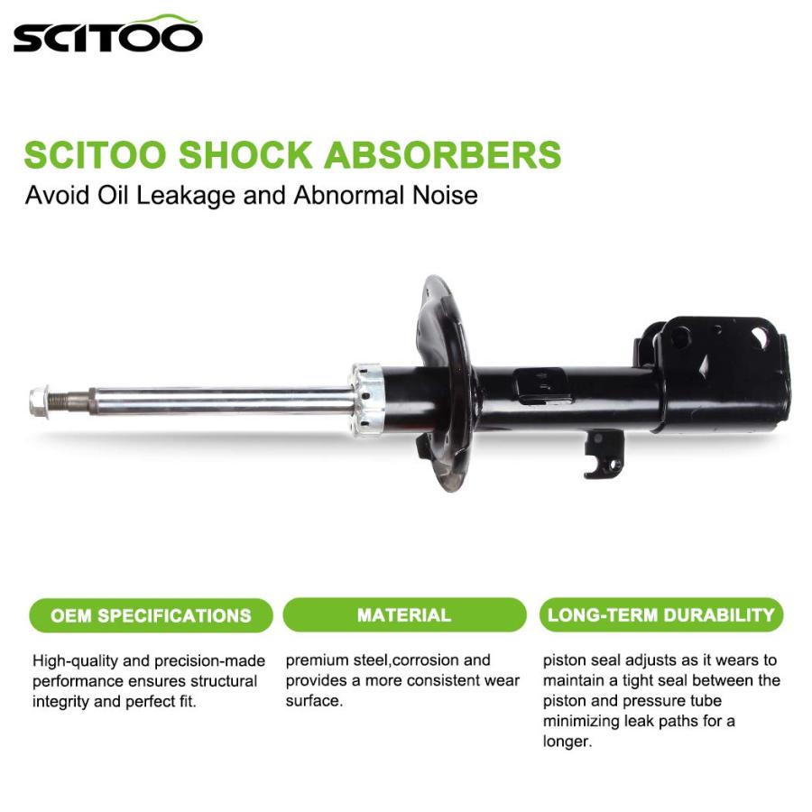 【並行輸入品】ショックストラット、SCITOO フロントリアガスストラット ショックアブソーバ 2005 2006 2007 2008 2009の画像