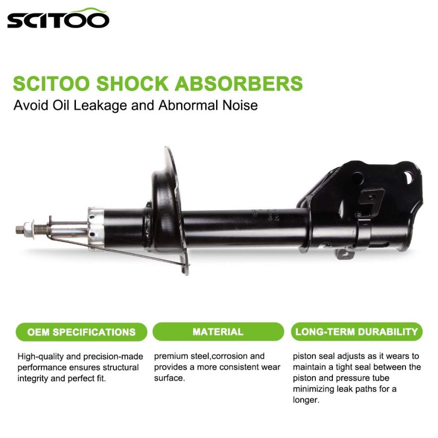 SCITOO ショックストラット フロントガスストラット ショックアブソーバー 2007 2008 2009 フォード エッジ 2 並行輸入品_3
