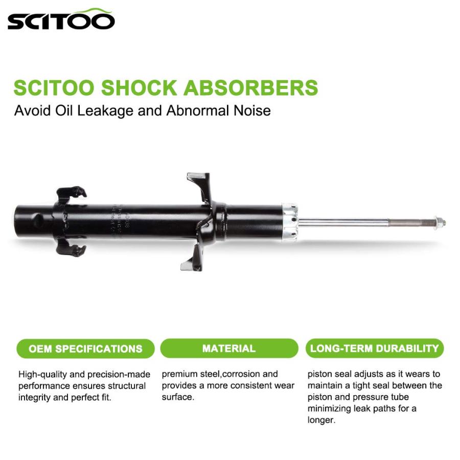 ショックアブソーバー SCITOO フロントガスストラット ショックアブソーバー 2008 2009 2010 2011 2012 並行輸入品の画像
