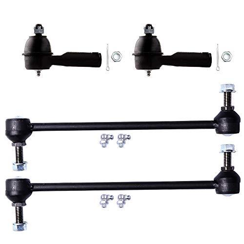 ECCPP (2) Outer Tie Rod End (2) Sway Bar Links Fit 1999 2004 for 並行輸入品の画像