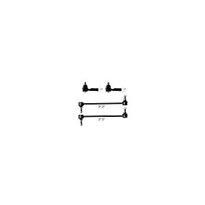 ECCPP (2) Outer Tie Rod End (2) Sway Bar Links Fit 1999 2004 for 並行輸入品の画像