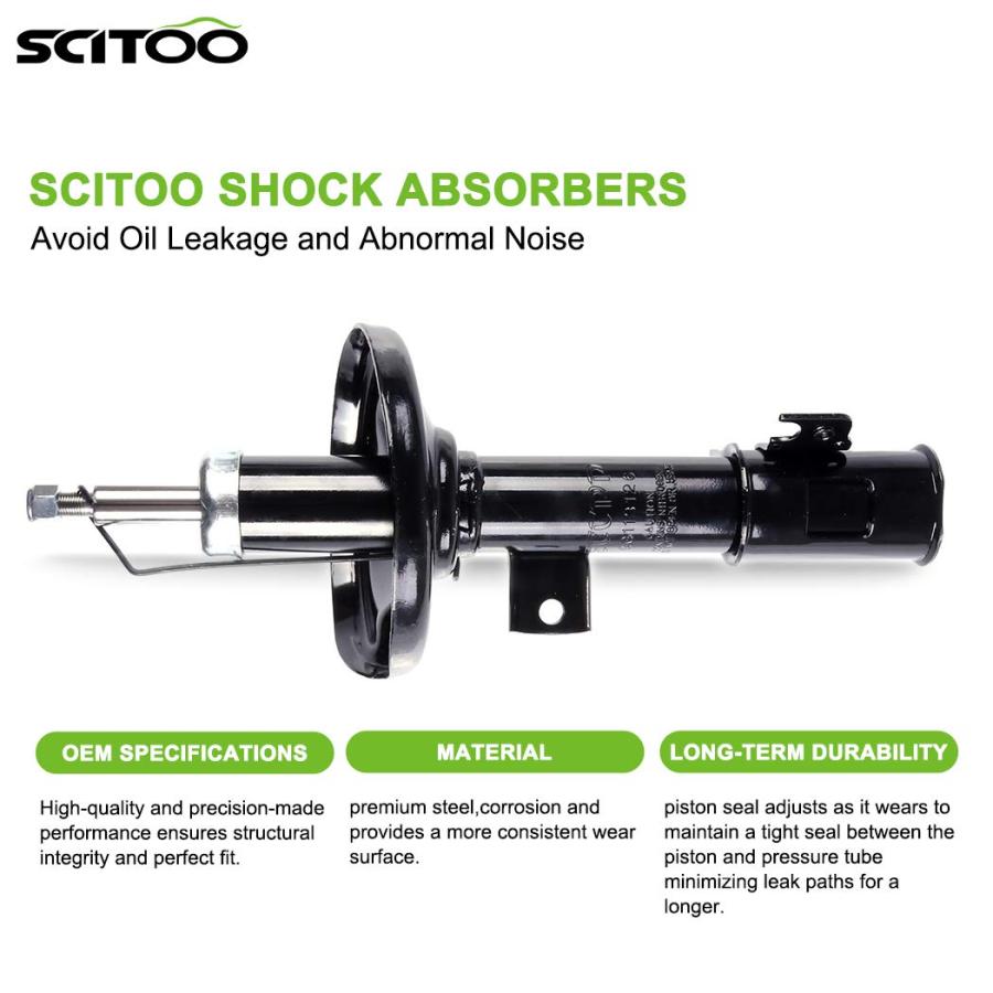 ショックアブソーバー SCITOO フロントガスストラット ショックアブソーバー 2011 2012 2013 2014 スズキ  並行輸入品の画像