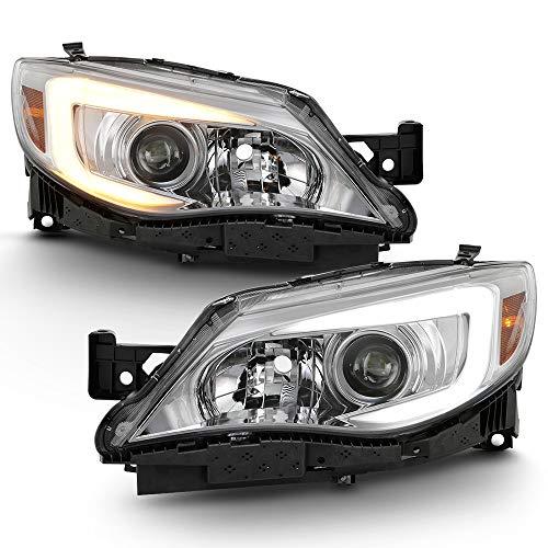 ACANII [ハロゲンモデル] 2008 2014 スバル インプレッサ WRX クローム スイッチバック LED DRL 並行輸入品