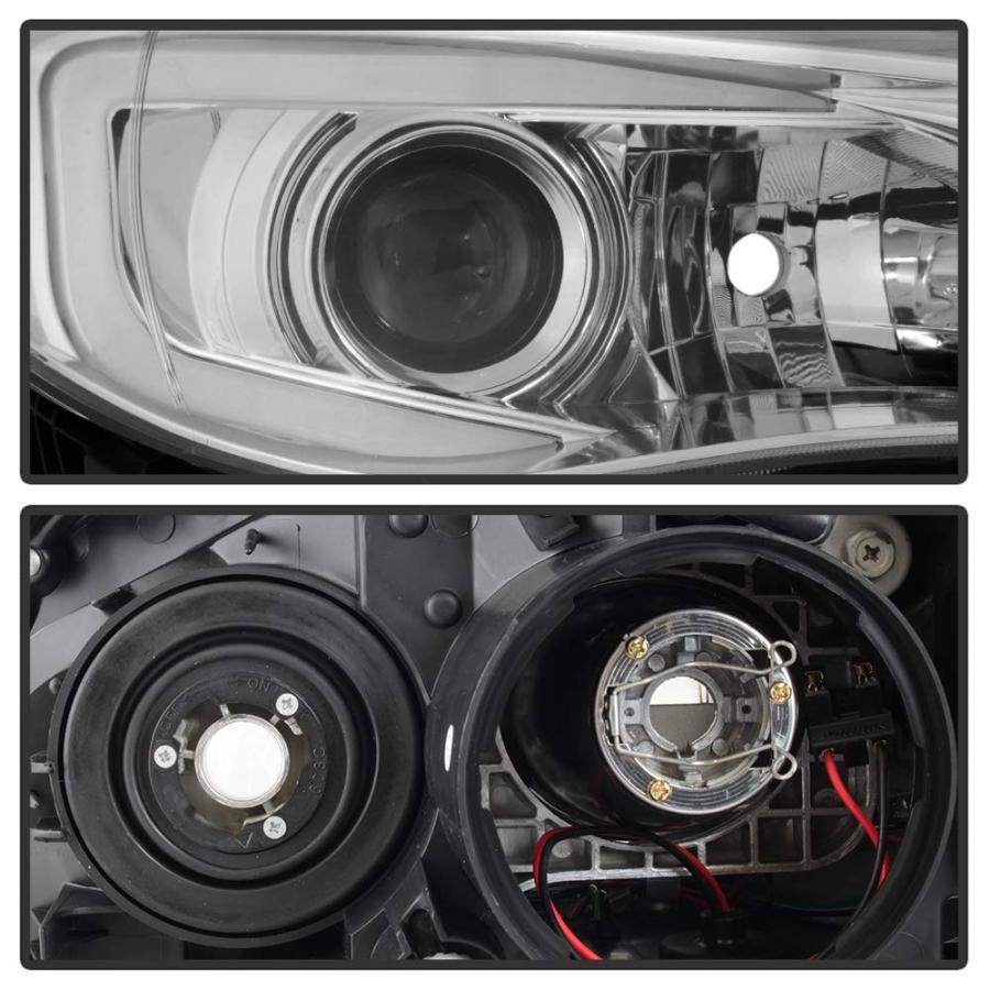 ACANII [ハロゲンモデル] 2008 2014 スバル インプレッサ WRX クローム スイッチバック LED DRL 並行輸入品