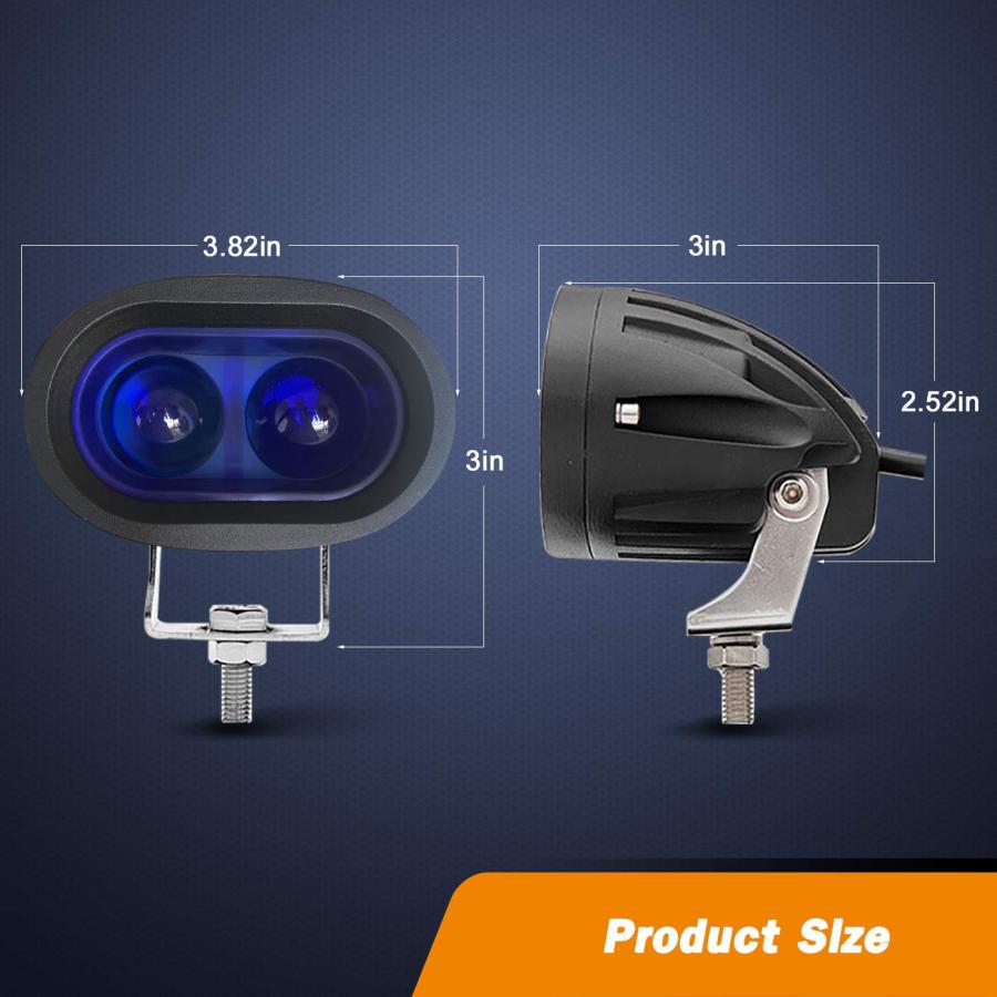 20W Forklift Blue Safety Light Warehouse Forklift Lights Safe Wa 並行輸入品の画像