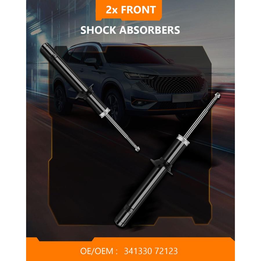 【並行輸入品】 Front Shock Absorbers, OCPTY Shocks Sets Compatible with 2004 20_3