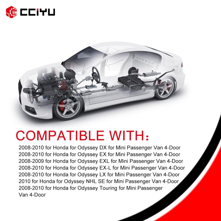 cciyu 4 x Front Rear Struts Shock Absorbers Fit for 2008 2009 20 並行輸入品_9