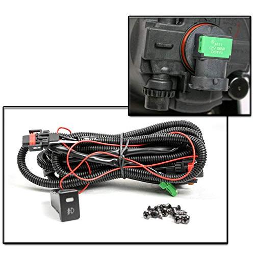 ZMAUTOPARTS Bumper Driving Fog Lights Lamps Chrome Compatible wi 並行輸入品の画像