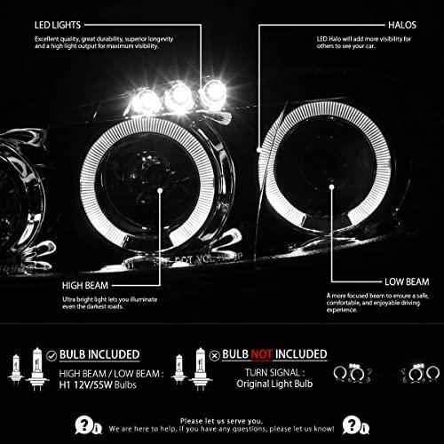 AUTOZENSATION 2001 2005 Mazda Miata LED Halo Chrome ハウジング クリアレンズ 並行輸入品_4