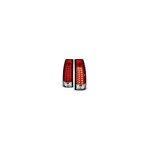 ACANII   1988 1998 シボレー シルバラード GMC シエラ サバーバン タホ レッド クリア LED テールライ 並行輸入品の画像