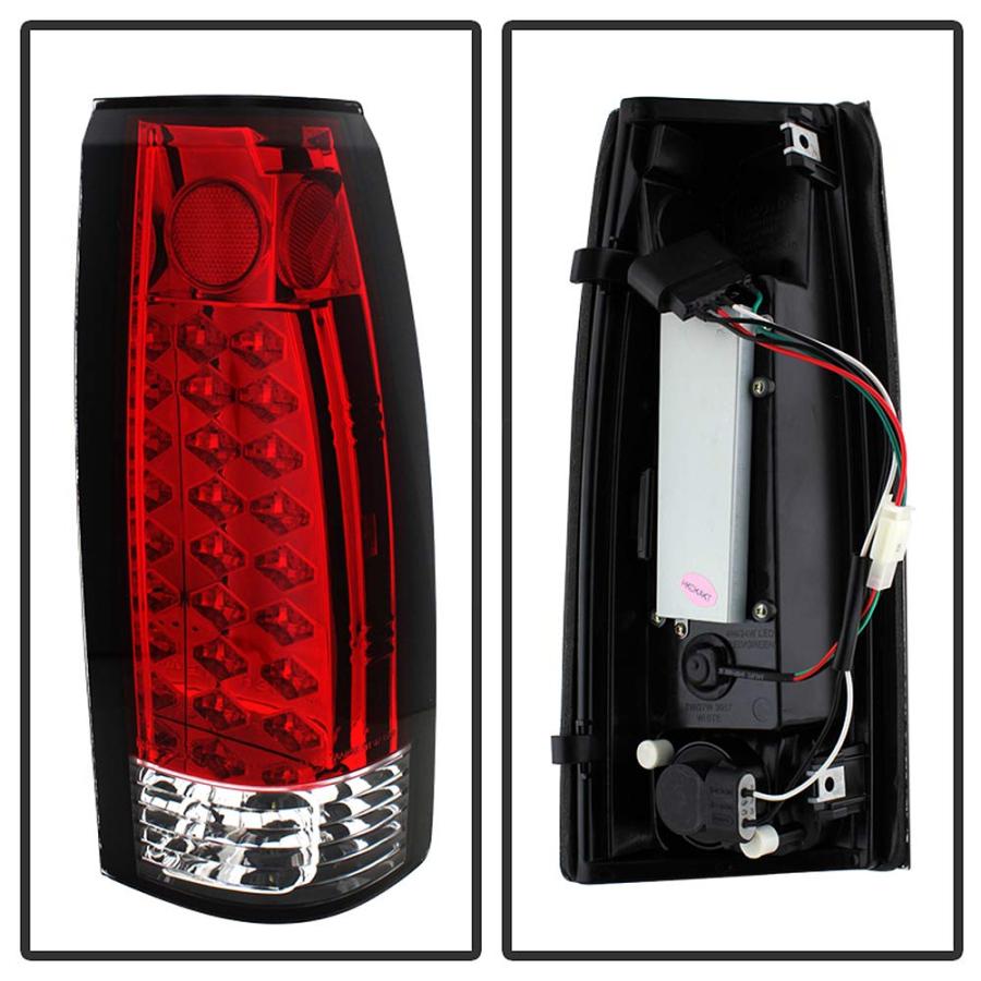 ACANII   1988 1998 シボレー シルバラード GMC シエラ サバーバン タホ レッド クリア LED テールライ 並行輸入品の画像