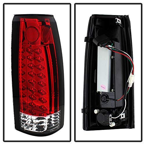 ACANII   1988 1998 シボレー シルバラード GMC シエラ サバーバン タホ レッド クリア LED テールライ 並行輸入品の画像
