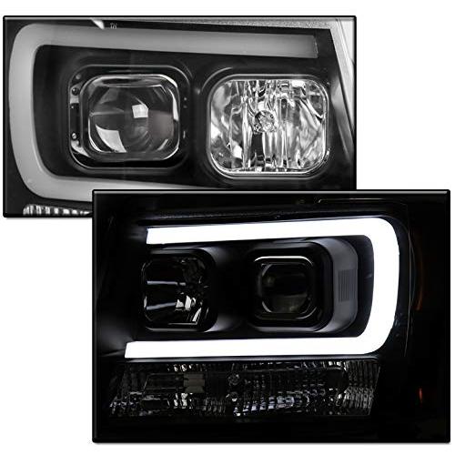 ZMAUTOPARTS LED DRL Projector Headlights Headlamps Black Compati 並行輸入品の画像