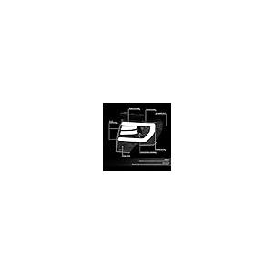 【並行輸入品】DNA MOTORING HL 3D F15009 SM CL1 ペア 3D LED DRL プロジェクターヘッドライトランプセッの画像