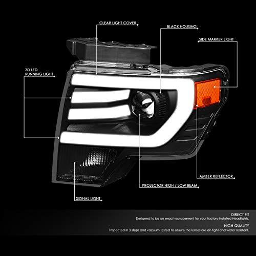 【並行輸入品】Auto Dynasty LED DRL ヘッドライトアセンブリ 2009 2014 フォード F 150、運転席および助手席側プ_4