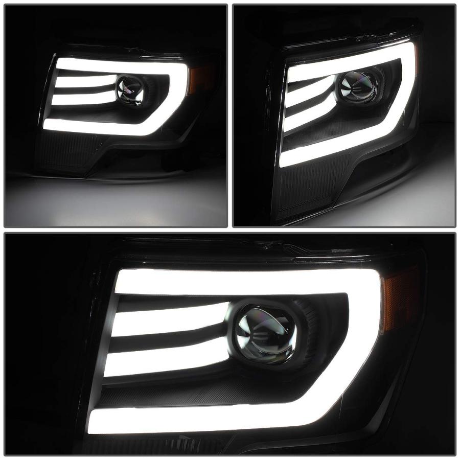 【並行輸入品】Auto Dynasty LED DRL ヘッドライトアセンブリ 2009 2014 フォード F 150、運転席および助手席側プ_6