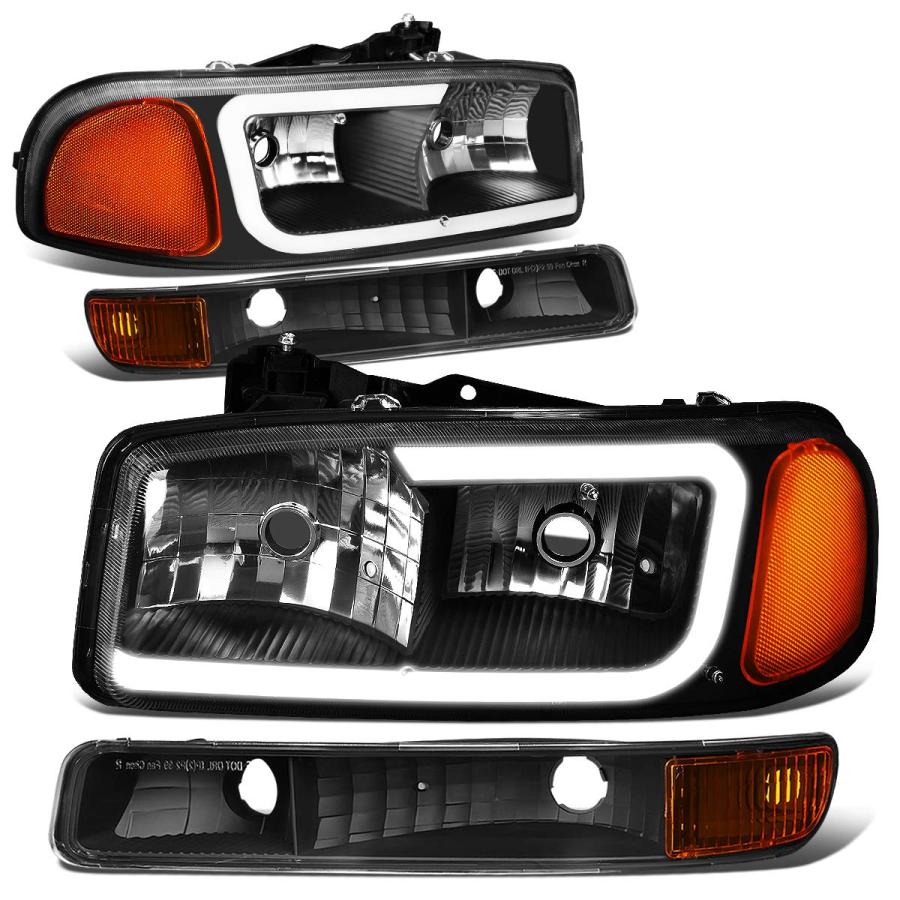 【並行輸入品】DNA Motoring HL LB2 SIERRA99 BK AM LED DRL フロントドライビングヘッドライト+ウィンカー_2