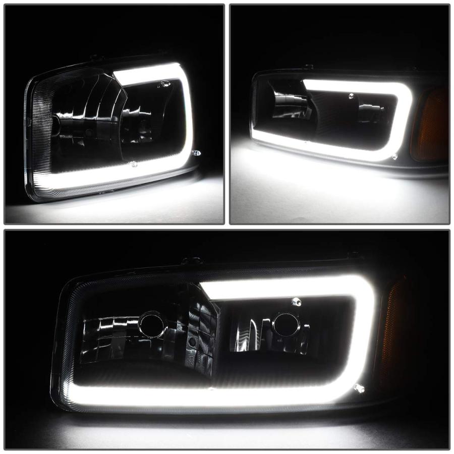 【並行輸入品】DNA Motoring HL LB2 SIERRA99 BK AM LED DRL フロントドライビングヘッドライト+ウィンカー_8